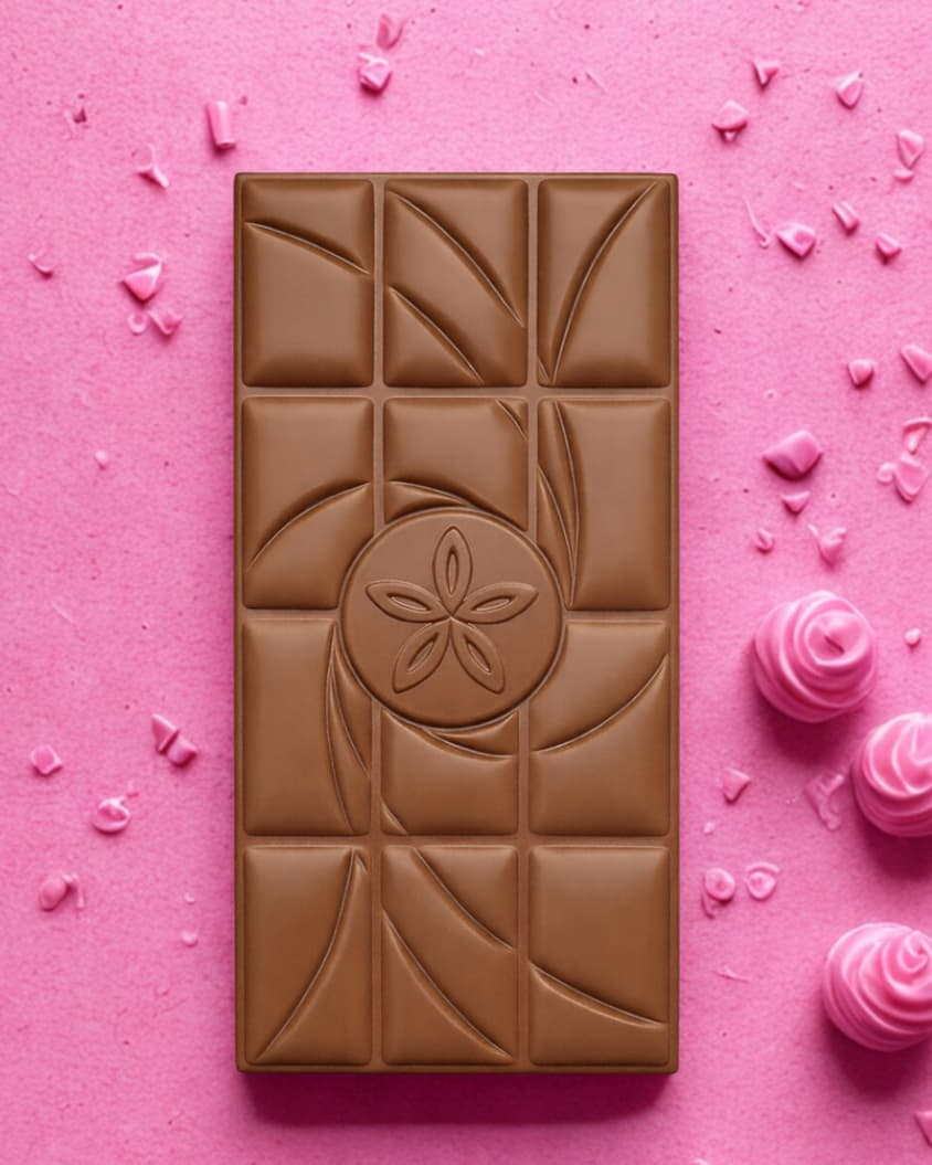 Pistachio Lace Crunch in 35% Milk Chocolate