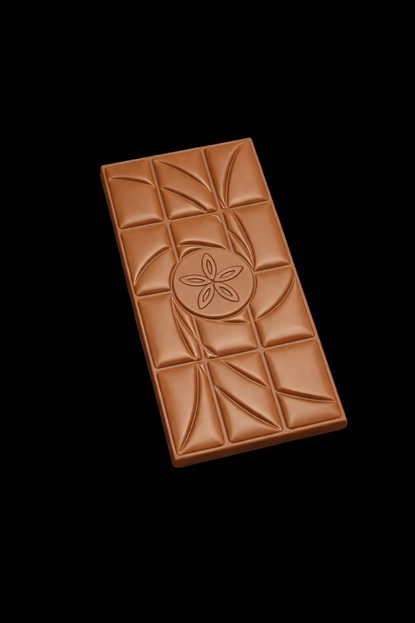 Pistachio Lace Crunch in Milk Chocolate Chocolate Bar